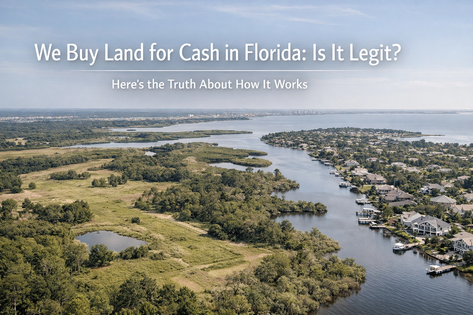 We Buy Land for Cash in Florida: Is It Legit? Here's the Truth About How It Works