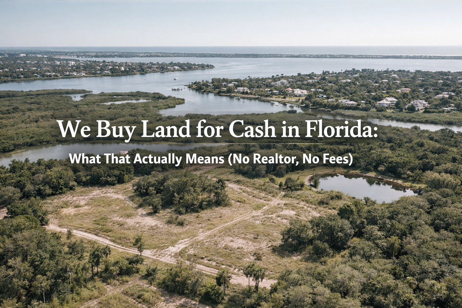 We Buy Land for Cash in Florida: What That Actually Means (No Realtor, No Fees)