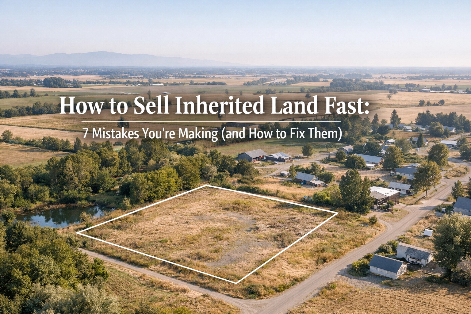 How to Sell Inherited Land Fast: 7 Mistakes You're Making (and How to Fix Them)
